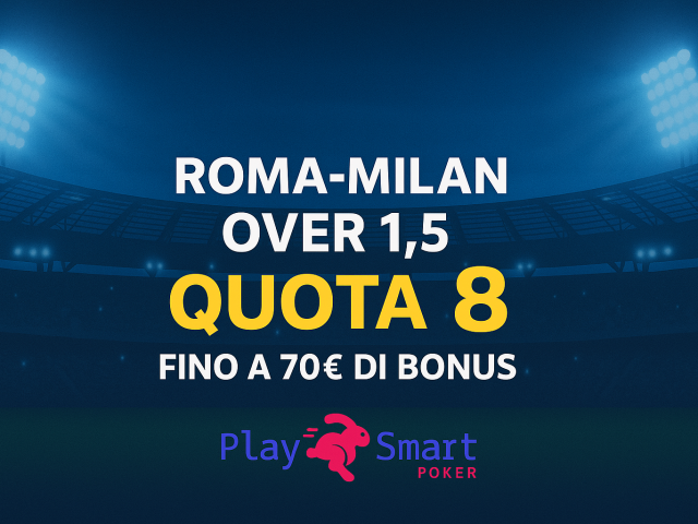 sisal betting quota maggiorata roma milan serie a tipster lottomatica goldbet eurobet william hill bet365 gambling scommesse over under 